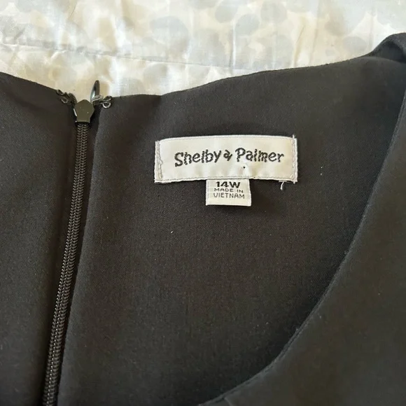 SHELBY AND PALMER Black dress, size 14 - Picture 4 of 11
